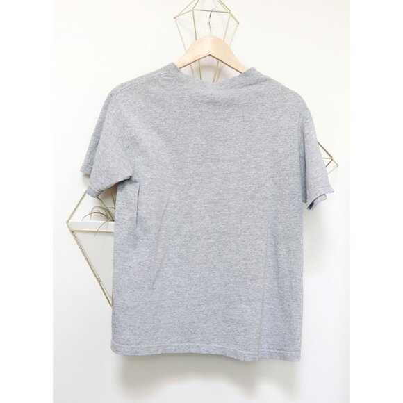 Vintage 1990s Heather Grey Tommy Hilfiger Jeans Graphic Oval Signature Logo Flag - Picture 4 of 6